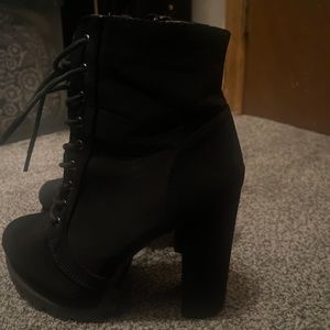 Shein black boots 8
